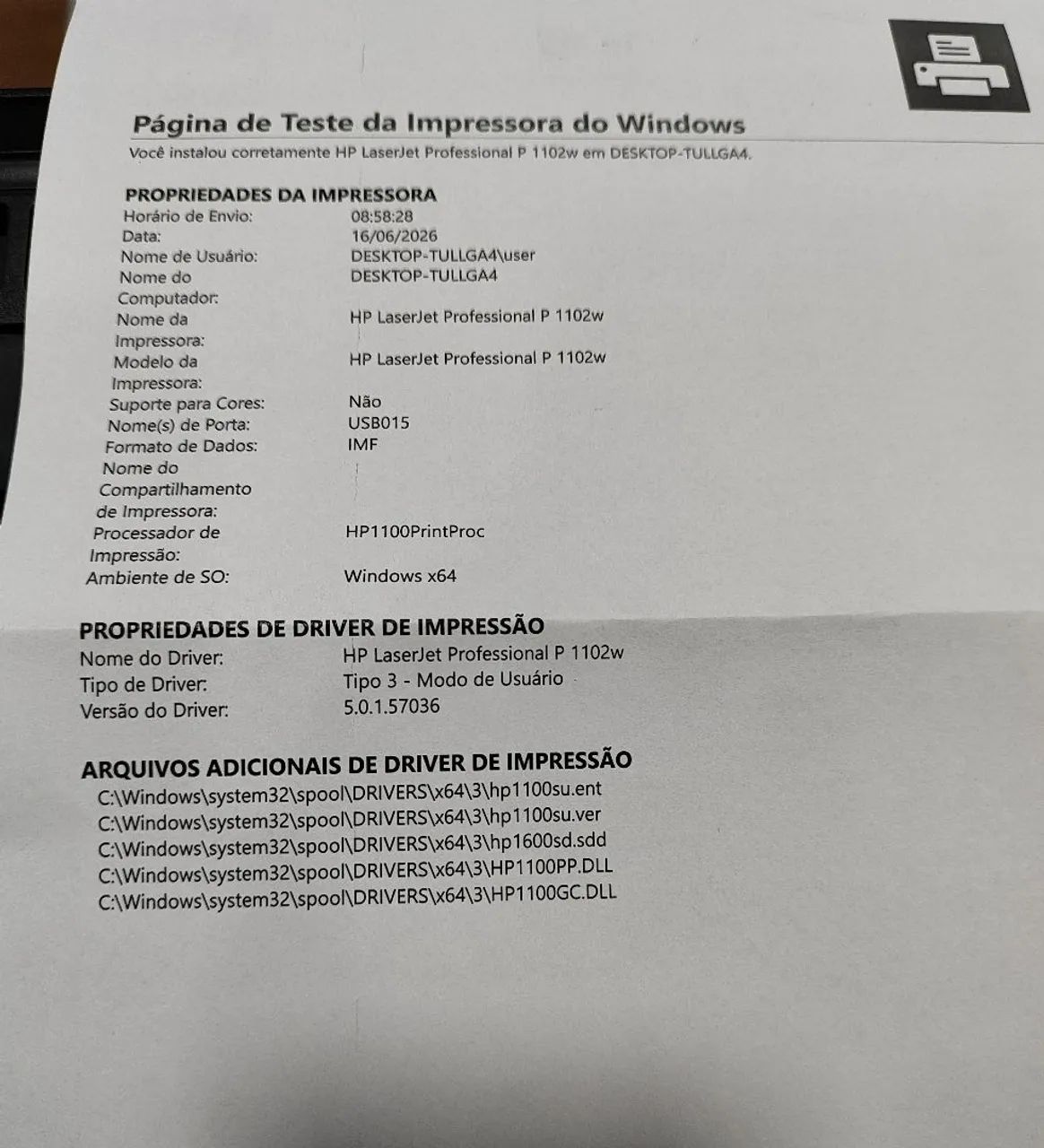 Impressora Laser HP P1102w Wifi - Foto 4