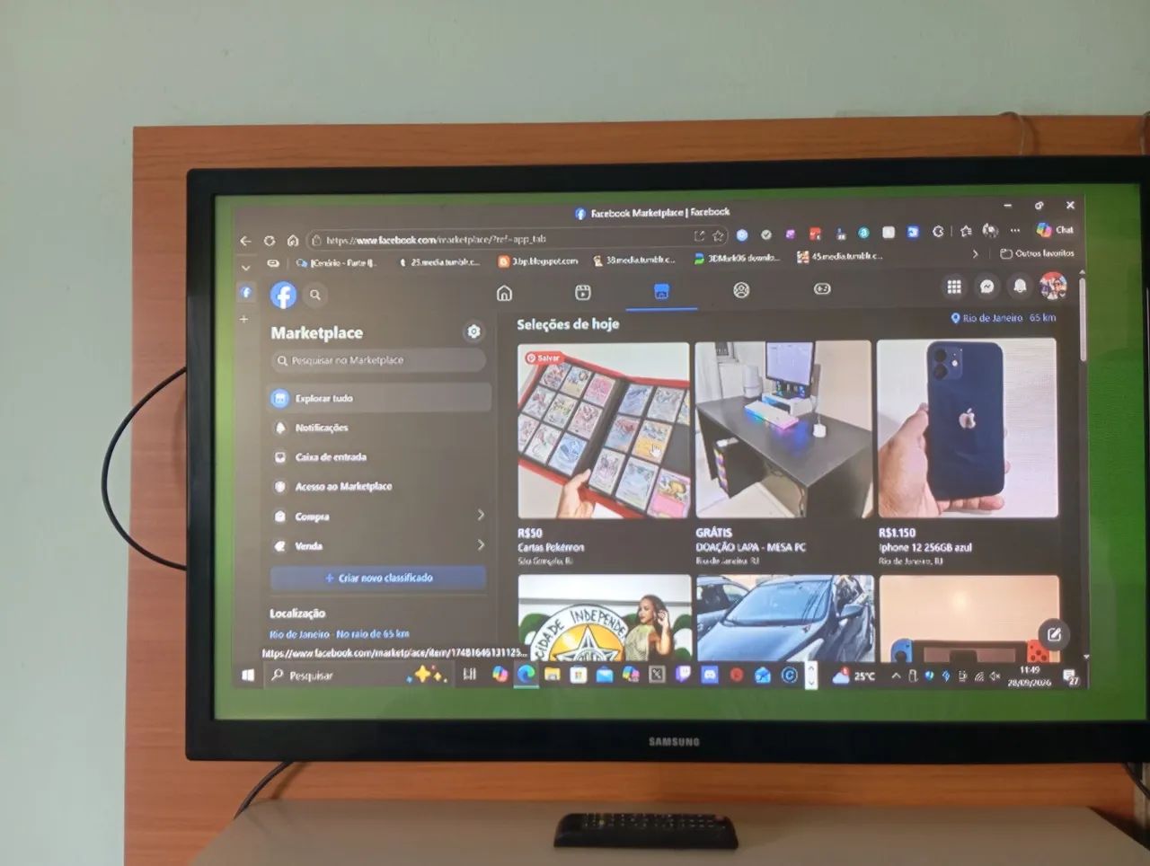 Vendo TV Samsung 42 polegadas 