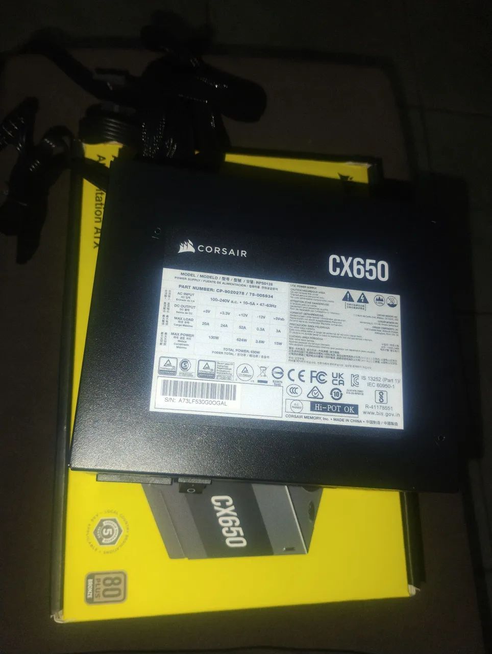 Corsair CX650 (80 Plus Bronze) - Foto 2