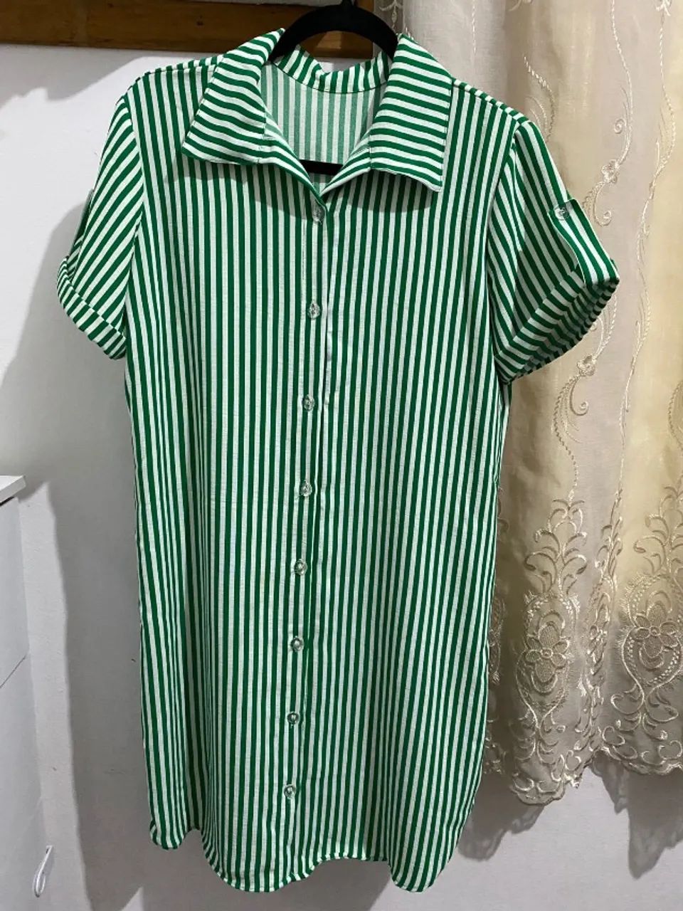 Chemise Verde - Tam M - Foto 3