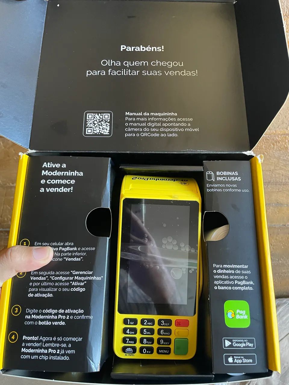 Maquininha pagseguro 