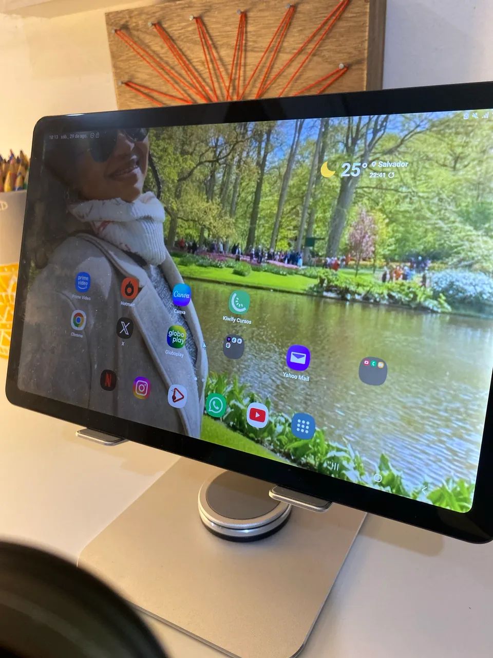 SUPORTE PARA TABLET + TECLADO E MOUSE 