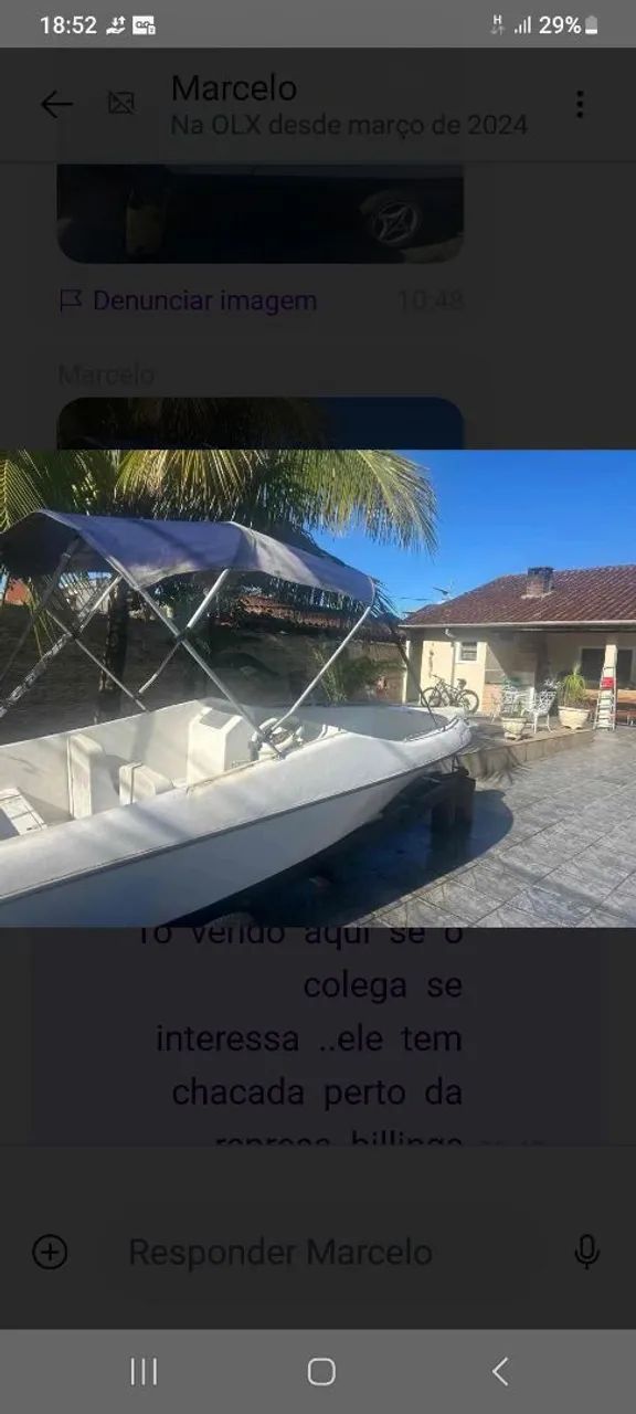Lancha 7 pessoas
