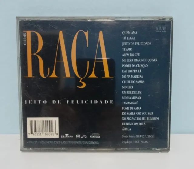 CD Grupo Raça - Jeito de Felicidade - 1993 - Foto 3