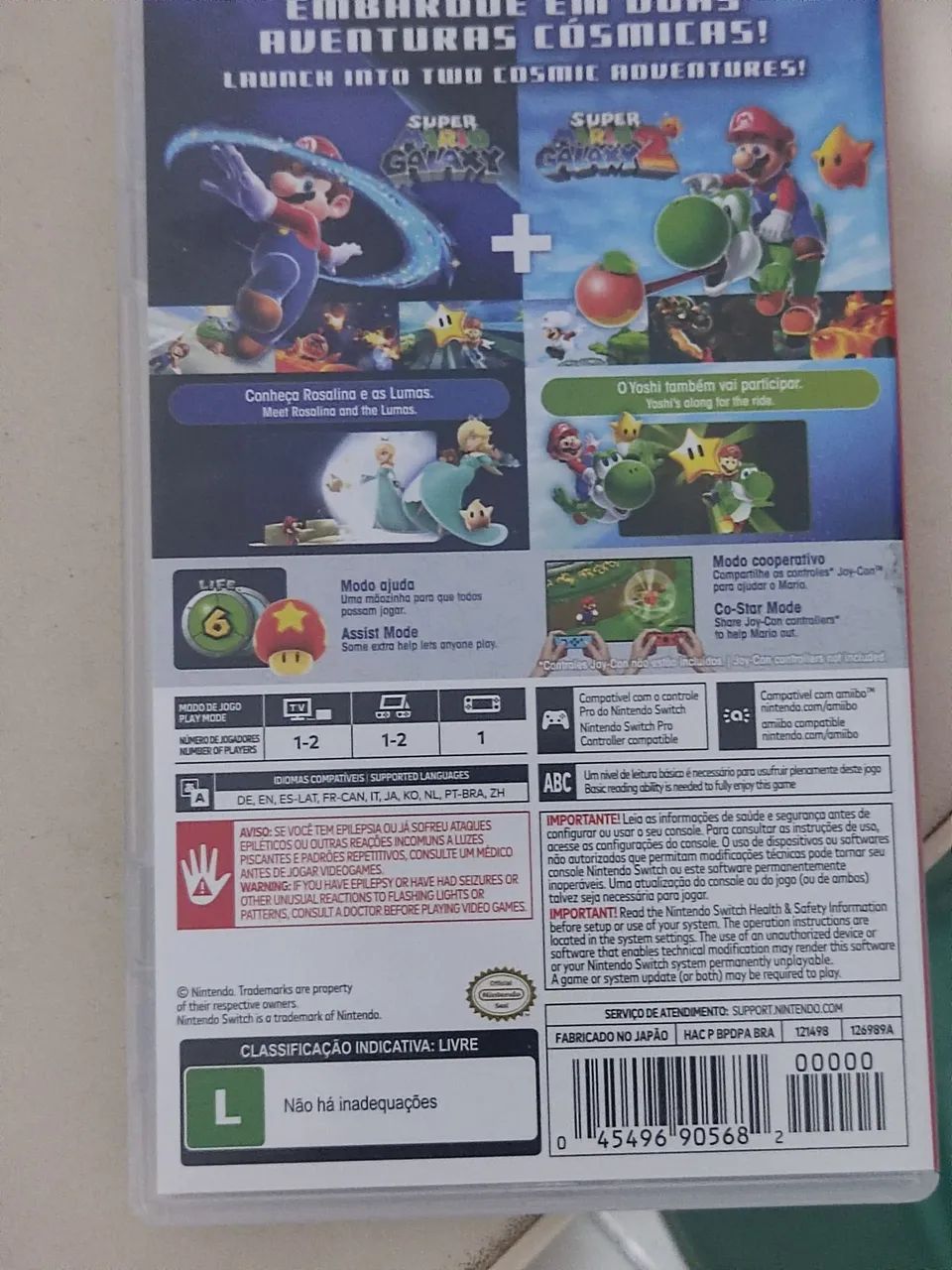 Super Mario Galaxy 1+2 Nintendo switch  - Foto 2