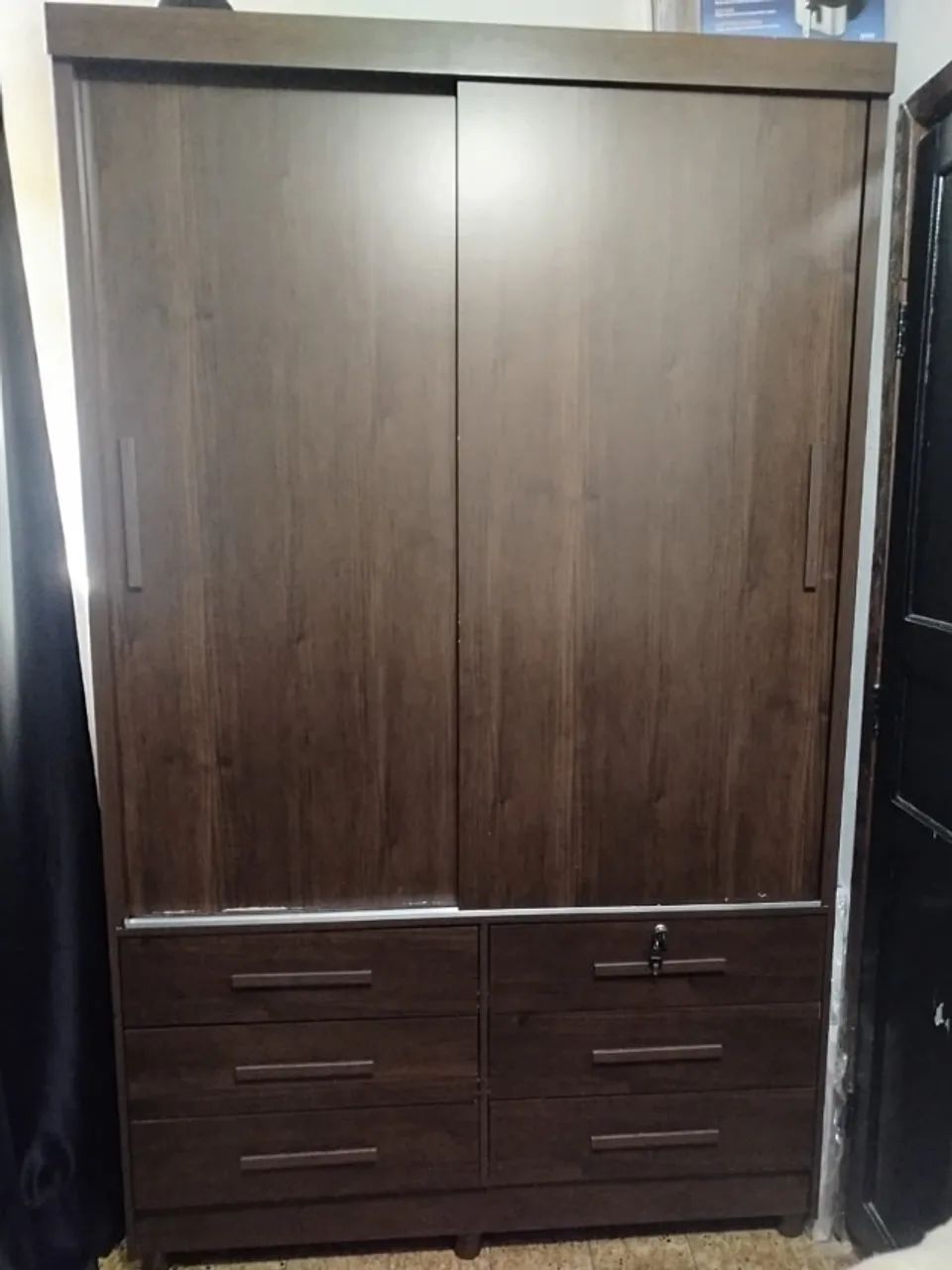 BAIXOU O PREÇO!!! GUARDA ROUPAS DE SOLTEIRO USADO E EM PERFEITO ESTADO | - Foto 3