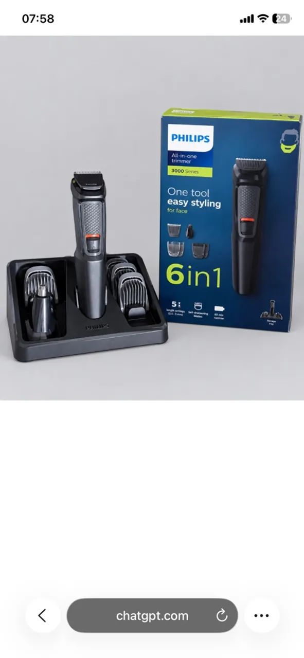 Aparador de pelos masculino 