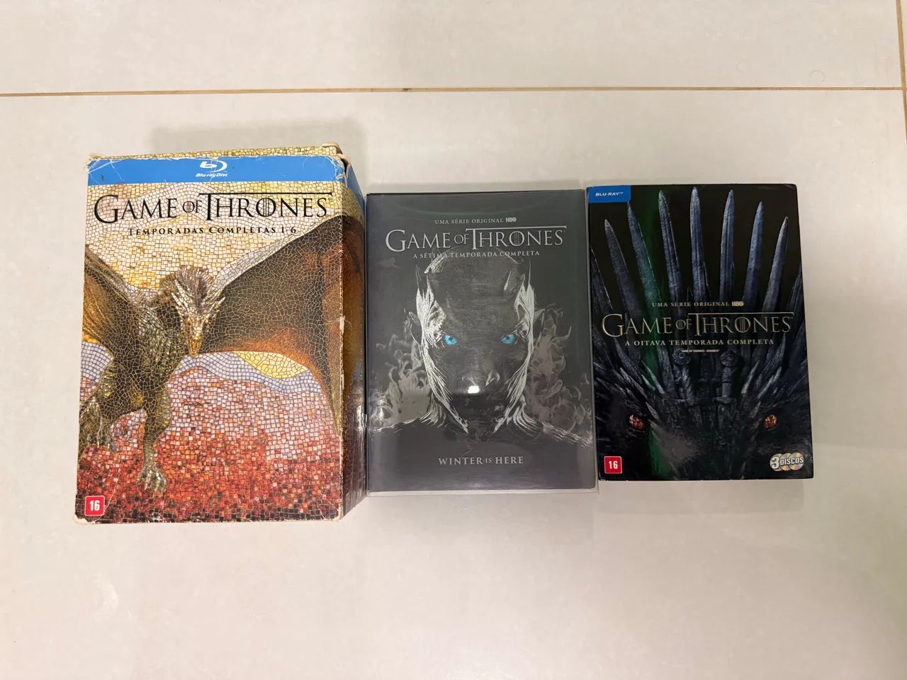 BOX BLU-RAY SÉRIE GAME OFF TRONES AS 8 TEMPORADAS - Foto 2