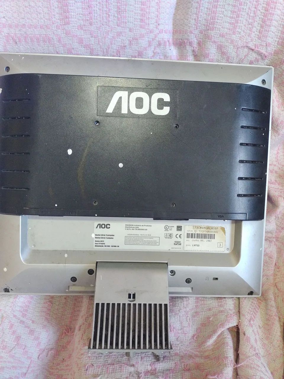 Monitor AOC 17"( sem pé) - Foto 2