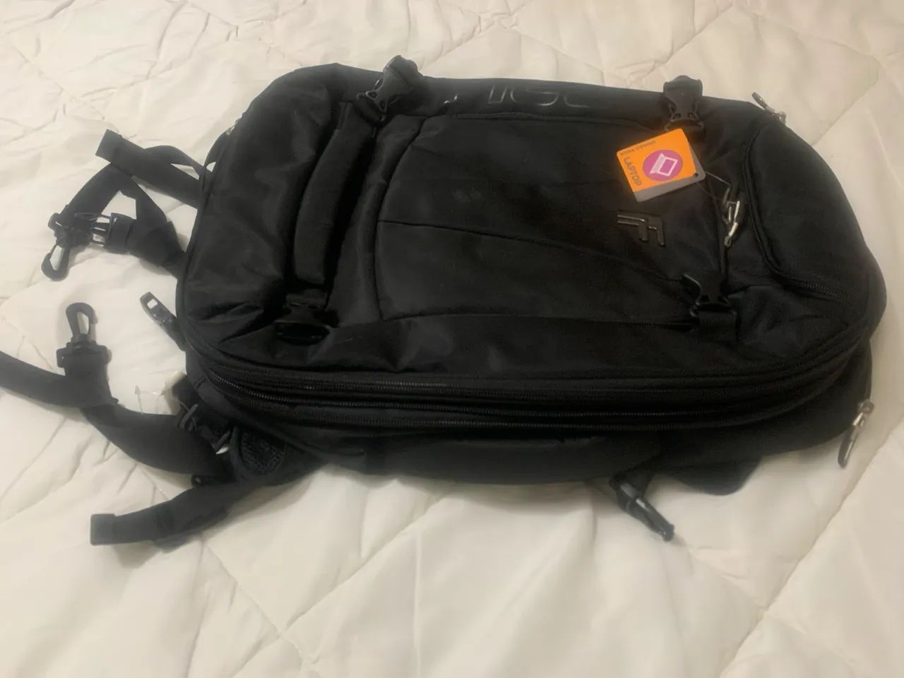 Mochila Fico Executiva Preta para Notebook - Nova com Etiqueta - Foto 5