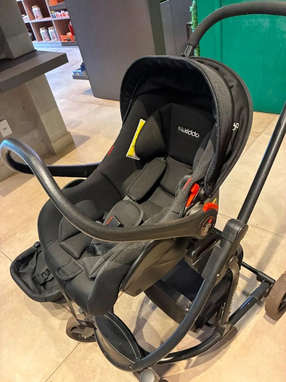 CARRINHO KIDDO PRIMA TRAVEL SYSTEM COMPLETO - Foto 3