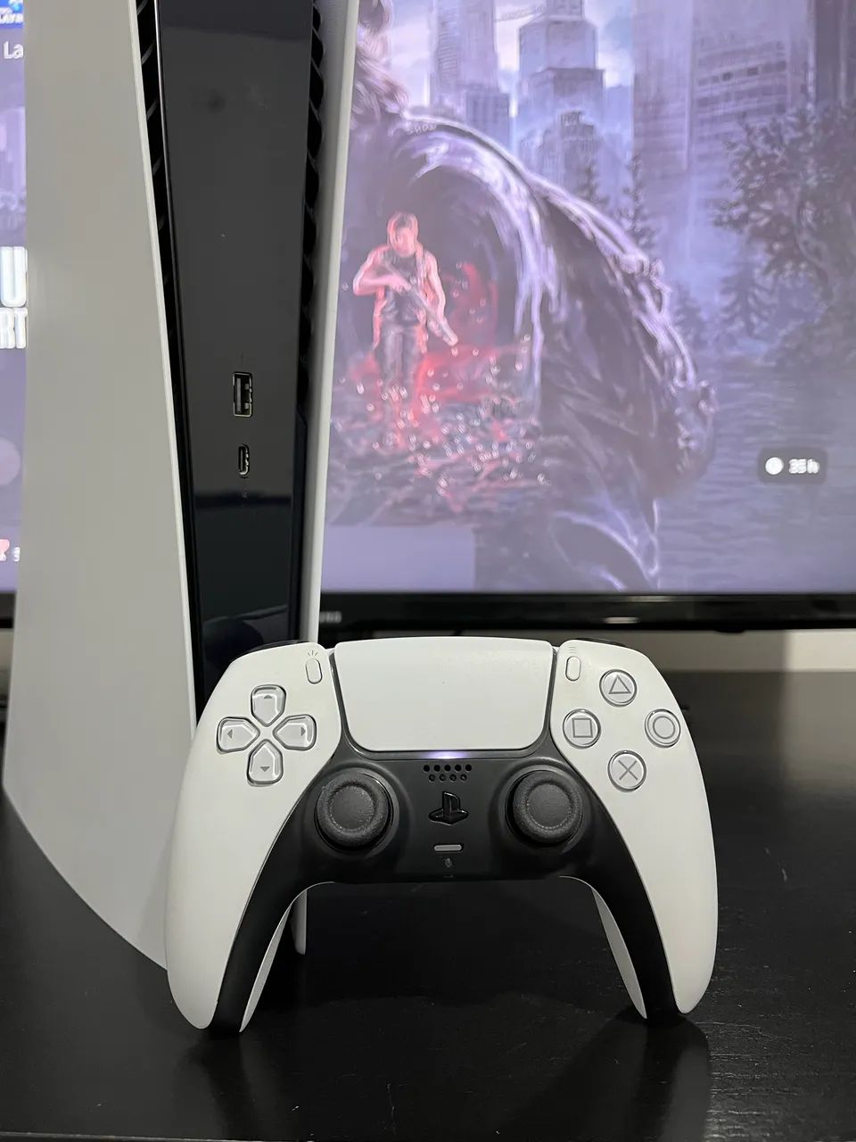 Ps5 Modelo Digital Completo - Seminovo  - Foto 2