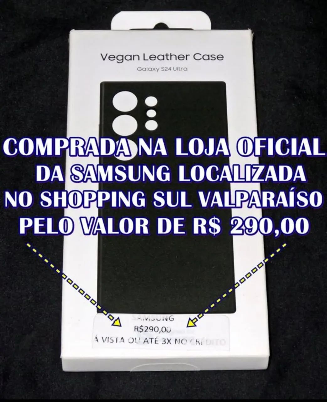 Case S24 ultra original samsung couro ecológico  - Foto 3