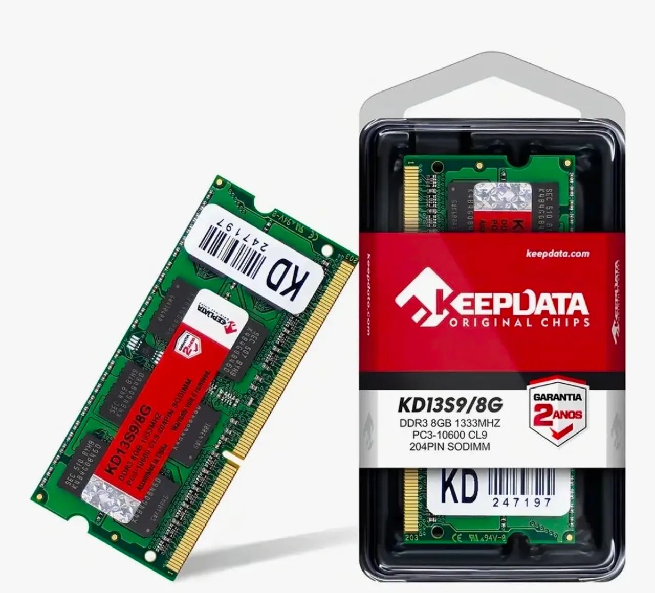 Memória ddr3 8gb notebook