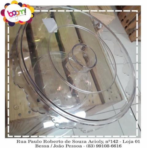 Boleira - Bandeja para bolo - Suporte para bolo - Boom festas JP