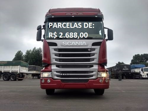 Scania R440 6x4 Highline/Streamline carreta bitrem 7 eixos com serviço - Foto 6
