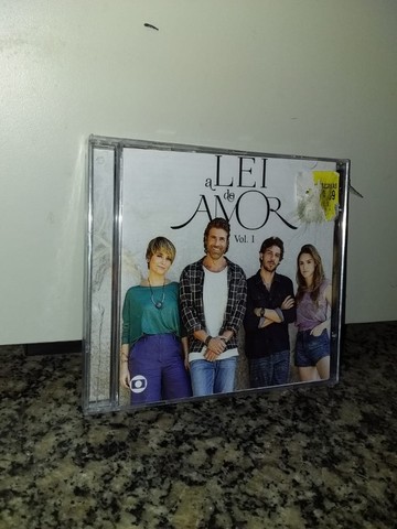 CD lacrado com trilha sonora da novela A Lei Do Amor - volume 1