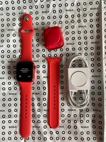 apple watch serie 6 40mm vermelho