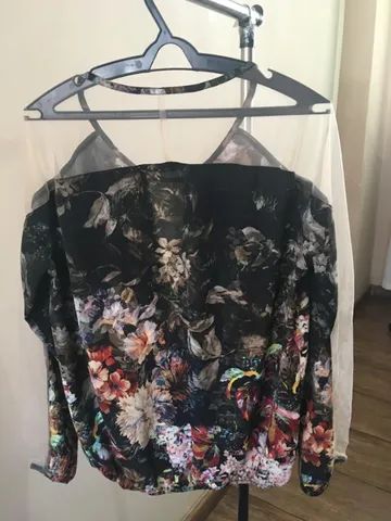 Blusa de festa estampada MOB - Foto 3