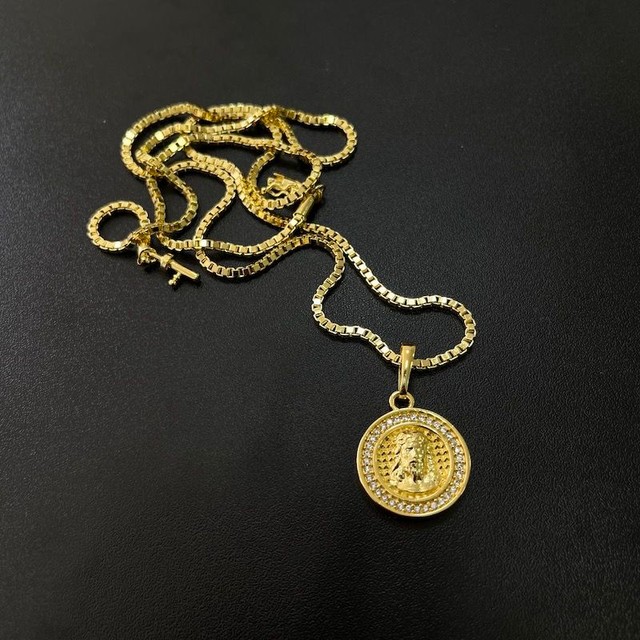 Corrente banhada a 10 milesimos de ouro 18k (1 ano garantia) - Foto 5