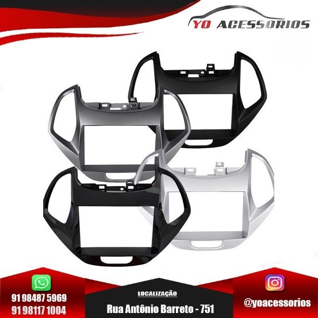Moldura Dvd 2 Din Multimidia 2 Din Ford Ka 2018 2019 Ka
