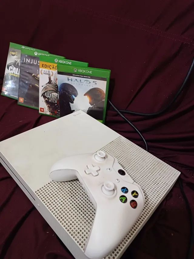 Xbox One S 500GB + Jogos - Videogames - Oswaldo Cruz, Rio de Janeiro  1239733565