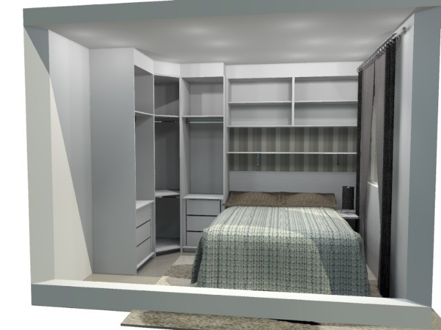 Quarto Casal Planejado - 100% MDF - Foto 2