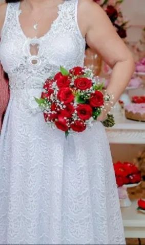 Vestido de noiva e acessórios - Foto 5