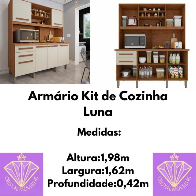 Armário Kit de Cozinha Luna (LD)