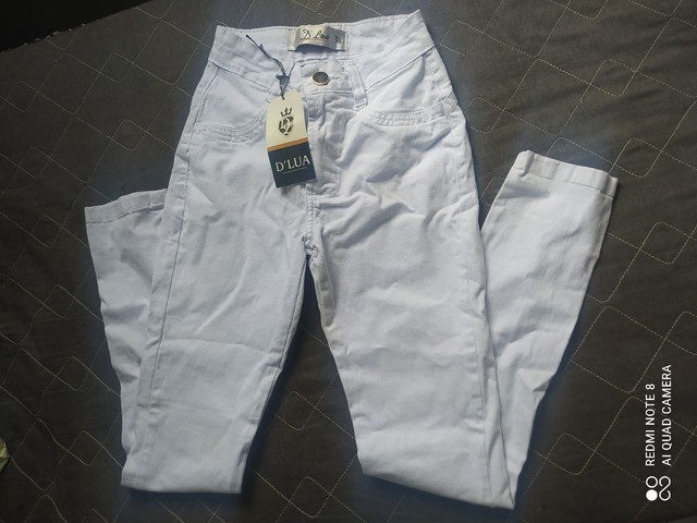 CALÇA JEANS BRANCA - N34 - Foto 2