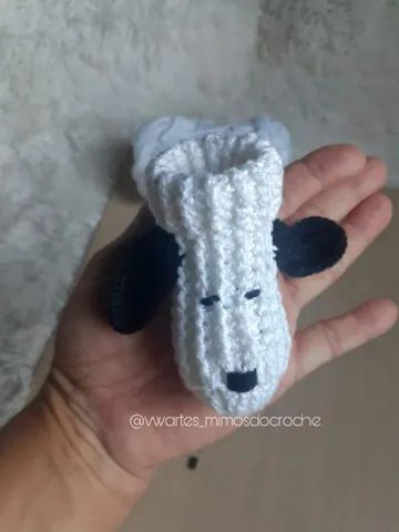 Sapatinho de crochê - Animais  - Foto 2