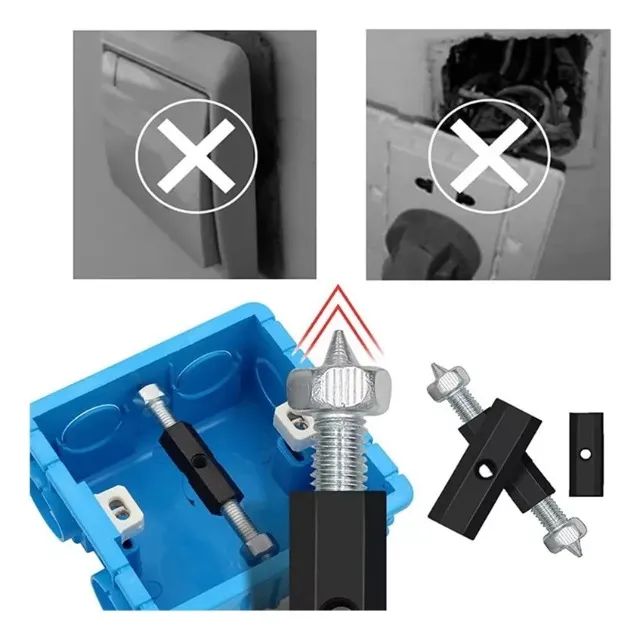Kit 10 Unidades Reparo De Abas P/ Caixa De Luz 4x2 - COD 1164 - Foto 5