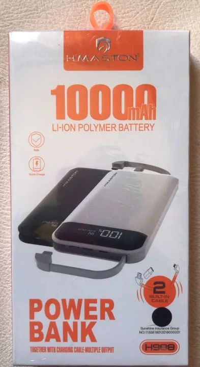 Carregador Portátil - 5000 e 10000 Mah  Digital - Foto 2