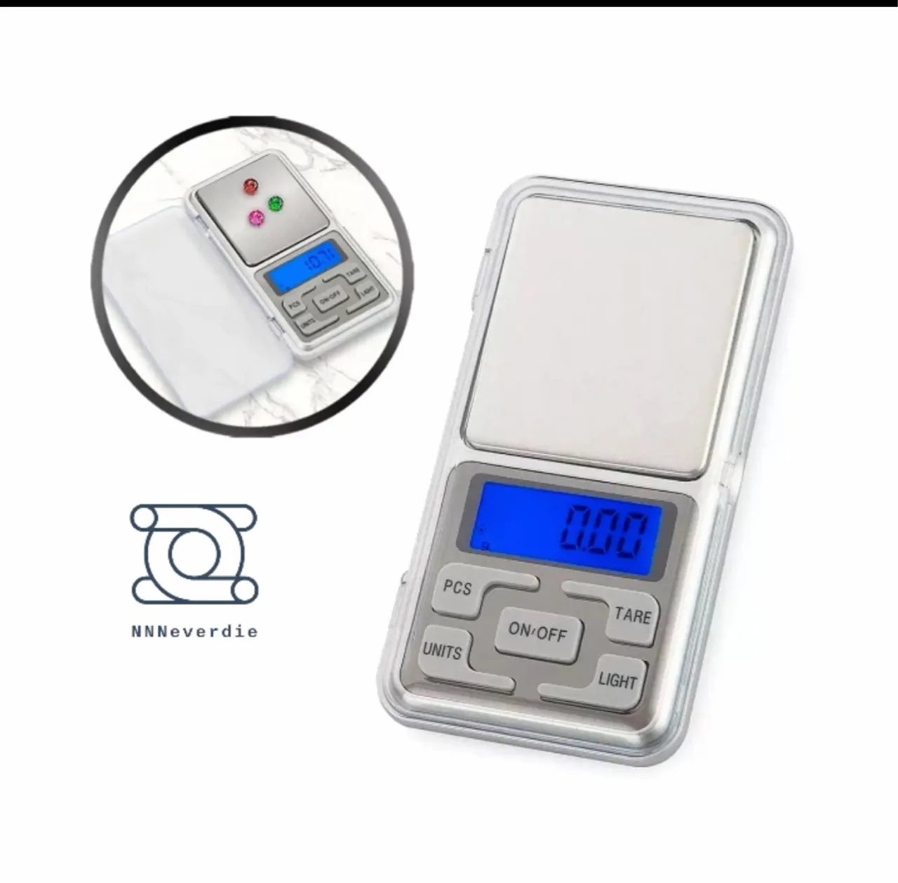 Mini Balança Alta Precisão Portátil 0,1g A 500g Digital