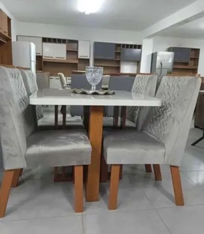 Mesa de jantar 4 cadeiras 100%MDF (TEMOS A PRONTA ENTREGA) - Foto 2