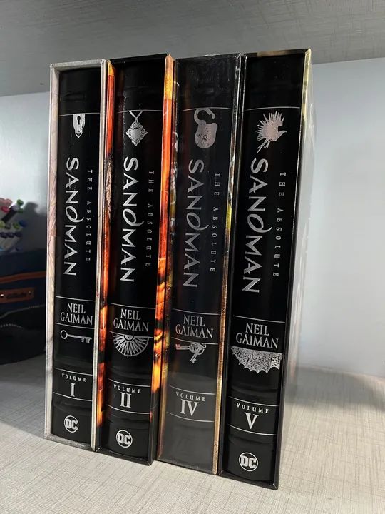 Absolute Sandman Importados em ingles, 1 2 4 e 5 omnibus