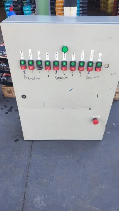 Painel Elétrico Industrial (c/ Estrela triângulo + 9 contatores) - Foto 2