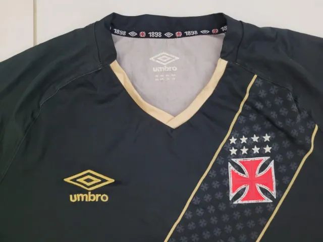 Camisa Original Vasco Umbro Preta E Dourada De 2015 Tam 3g - Foto 3