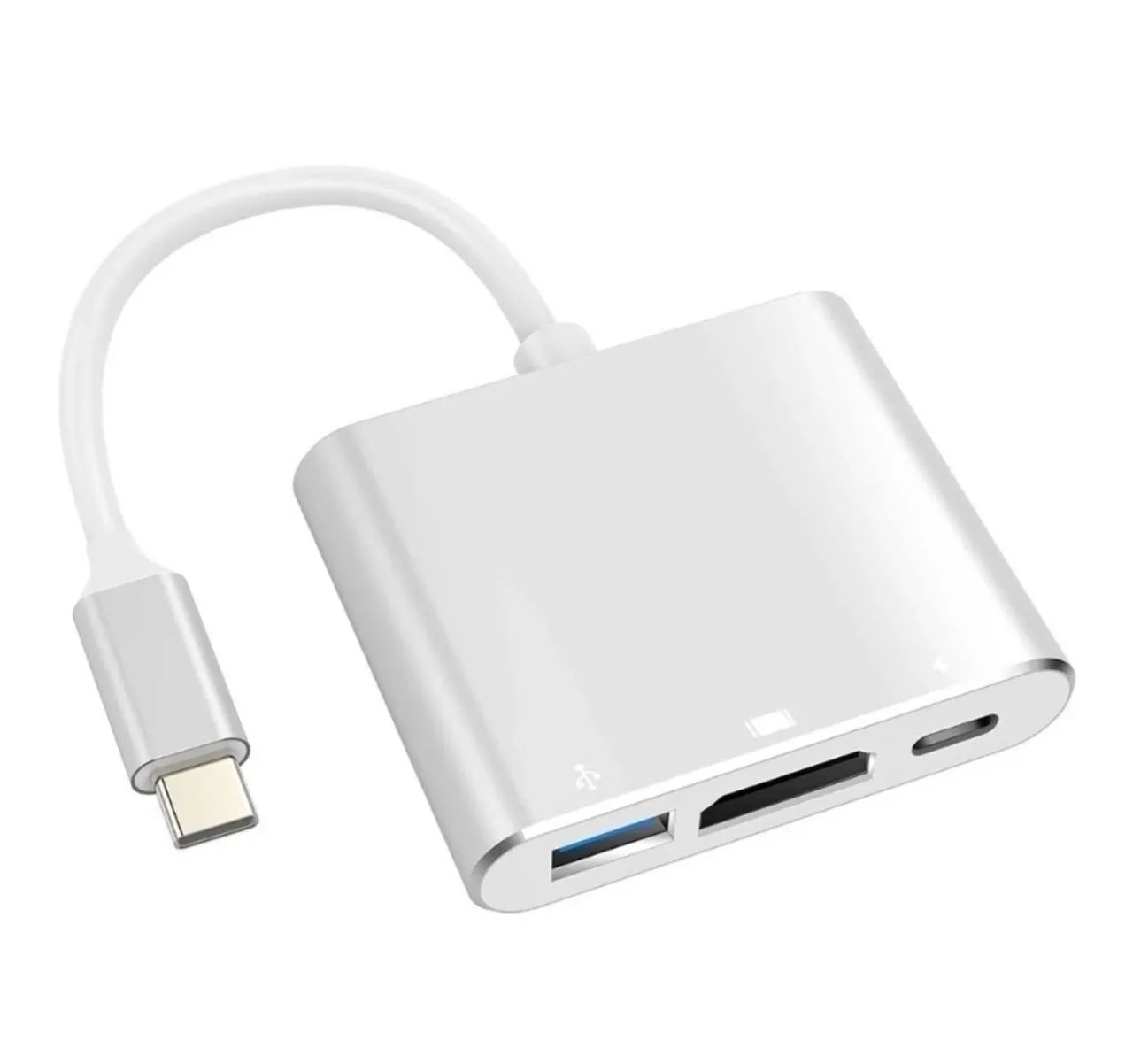 Adaptador Battony USB C p/ HD saída 4K, USB C, carregamento rápido e compatibilidade Apple - Foto 2