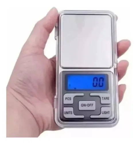 Mini Balança Digital Alta Precisão Escala 0.1 Gr Até 500 Gr