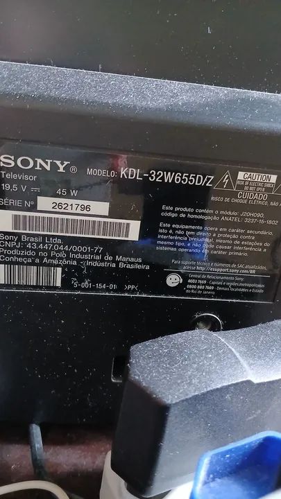 Smart TV Sony com tela de 32 polegadas com defeito  - Foto 2