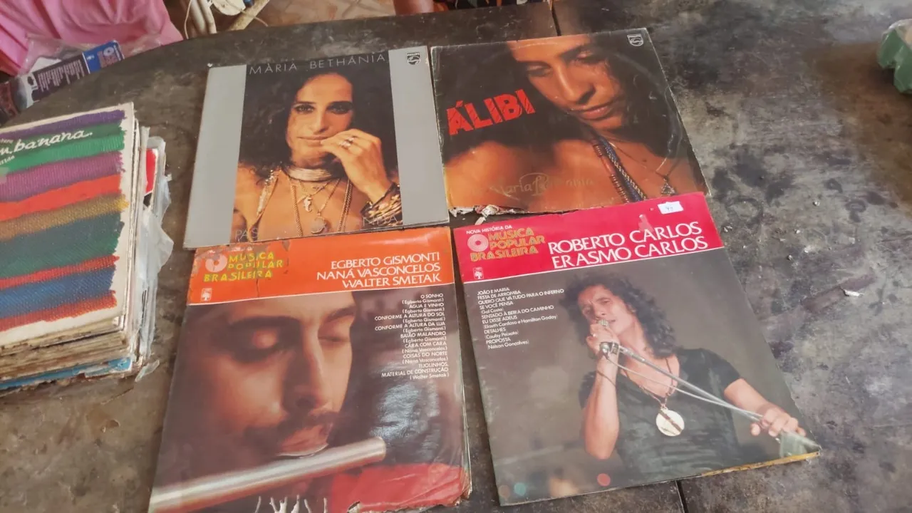 Lotes de Discos de Vinil - Música Popular Brasileira