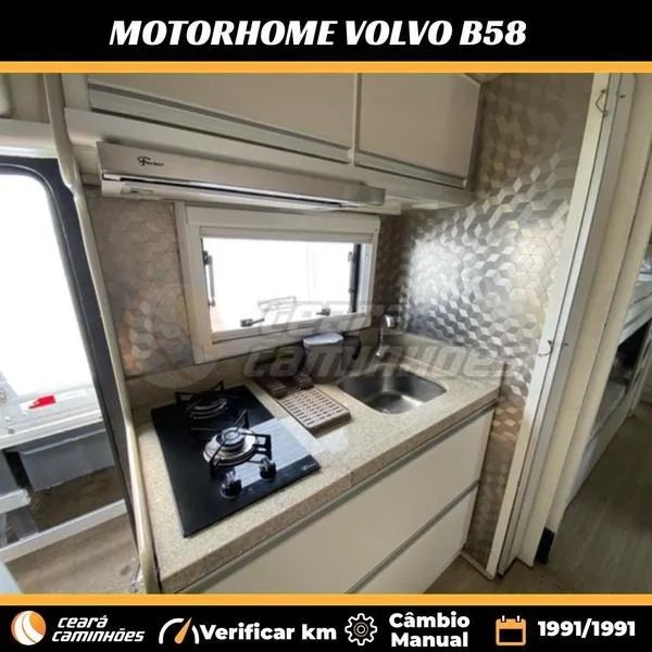 Volvo B58 Motorhome 1991 - Montagem 2020 - 8 Pessoas  - Foto 11