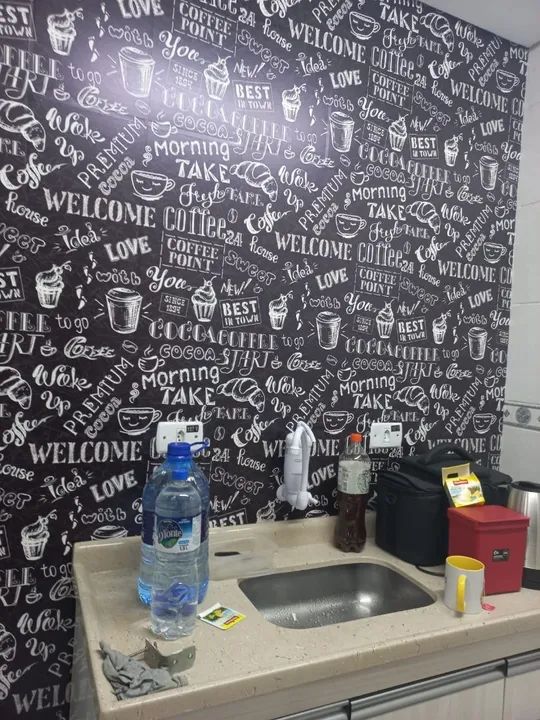 Aplicacao de Papel de Parede e Adesivo - Foto 2