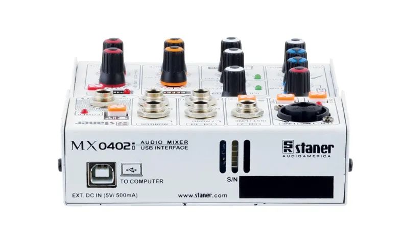 Mesa De Som Staner Mx0402i Interface De Áudio Usb - Foto 2