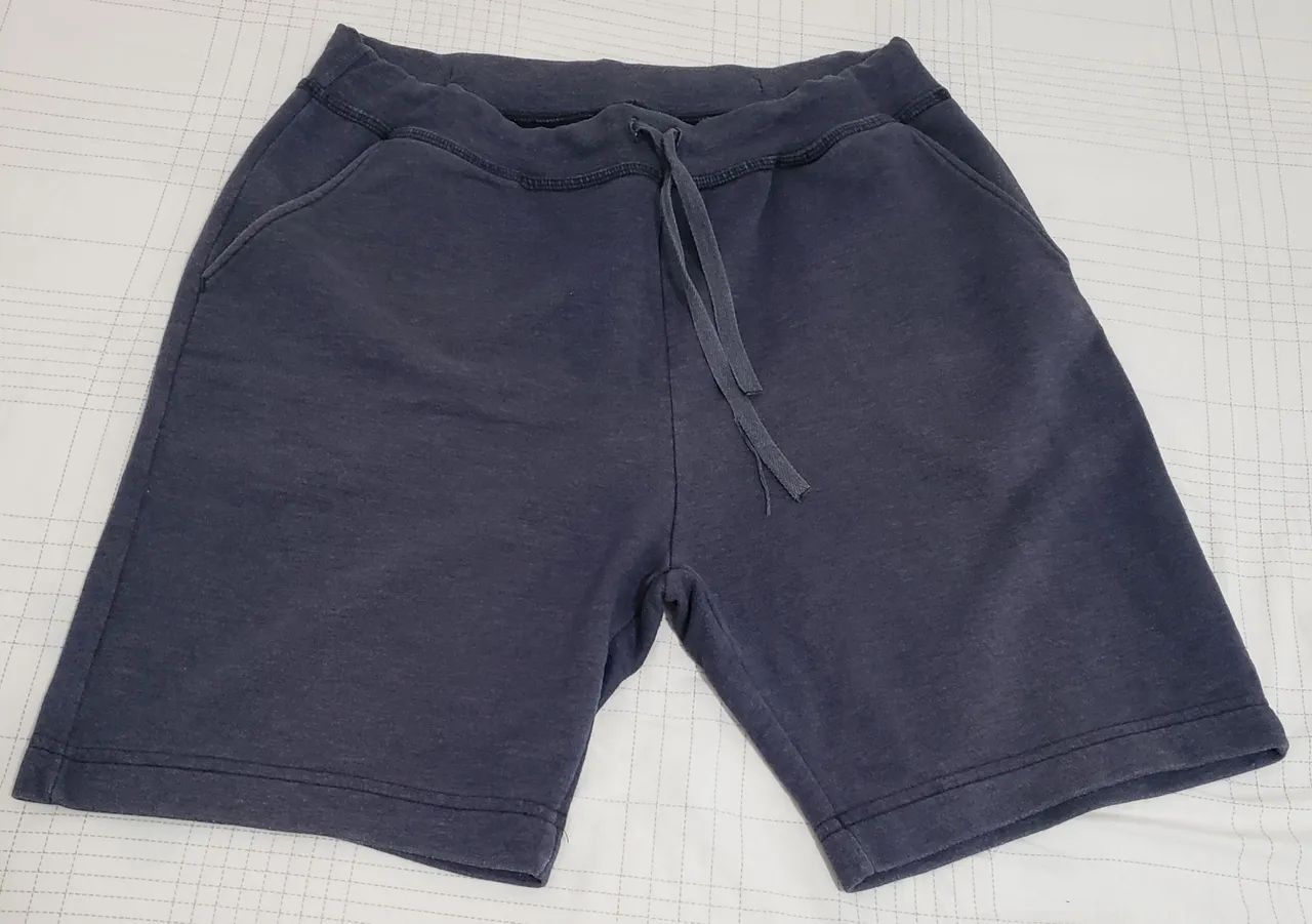 Shorts Moletom Cinza da Hering - Tamanho M