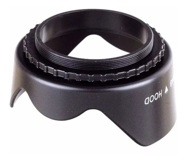 Parasol Universal 49mm Para Lentes Nikon Canon Sigma Tamron Sony - Foto 2