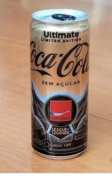 Lata Coca Cola League of Legends colecionável - *LATA CHEIA*