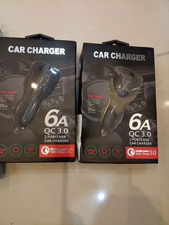 Carregador veicular turbo charger 
