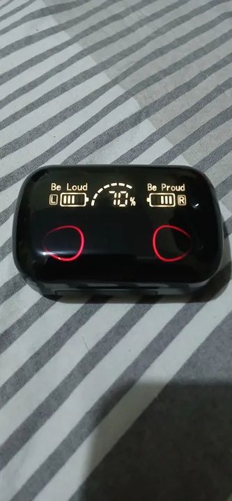 Fone de Ouvido Bluetooth M10 com Estojo de Carregamento Novo na caixa!